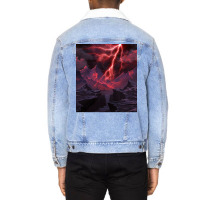 Lightning Bolt Unisex Sherpa-lined Denim Jacket | Artistshot