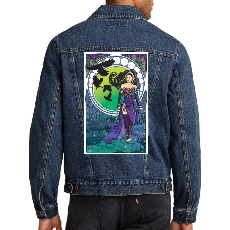 Liliana Vess 1 Men Denim Jacket by fettekolatz | Artistshot