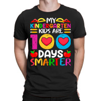 Funny 100 Days Of School And Still Poppin Kinderga T-shirt | Artistshot