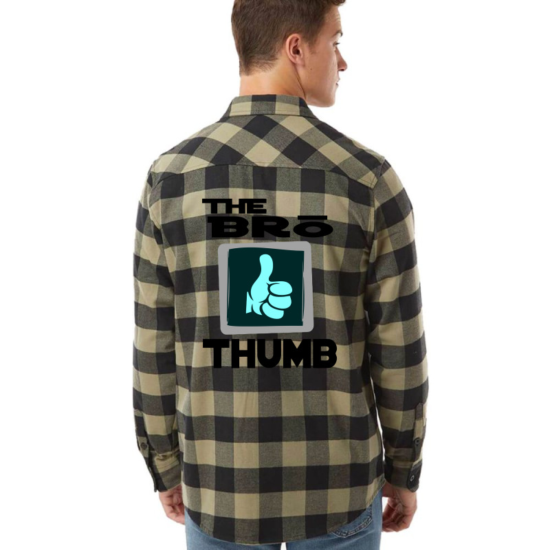 The Bro Thumb Flannel Shirt | Artistshot