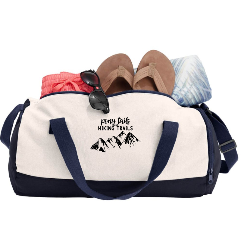 Pony Tails And Hiking Trials Duffel Bag | Artistshot