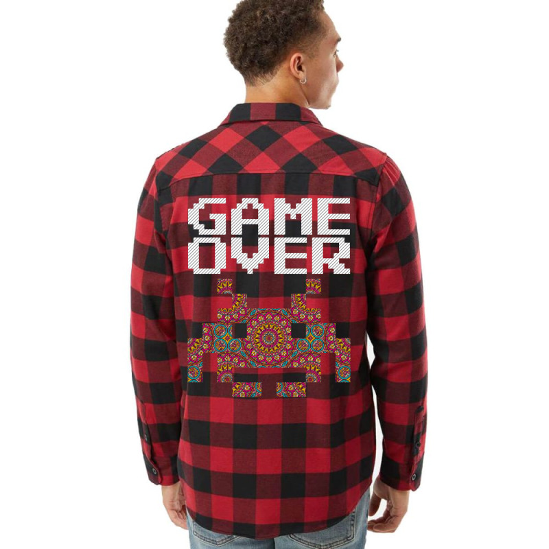 Game Over Flannel Shirt | Artistshot