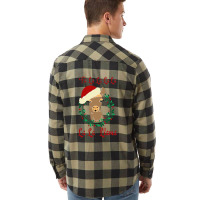 Fa La La La Llama Christmas Llama Flannel Shirt | Artistshot