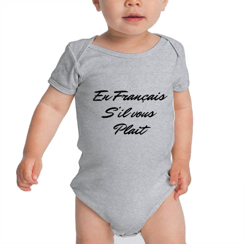 En Francais S'il Vous Plait T Shirt   French Sayin Baby Bodysuit by lavinia | Artistshot