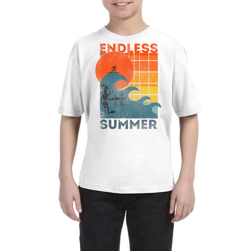 Endless Summer Waves T Shirt Youth Tee by lavinia | Artistshot