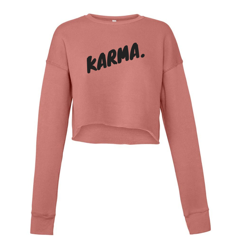 Karma Design Cropped Sweater | Artistshot