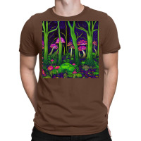 Magic Mushrooms In The Forest 32 T-shirt | Artistshot