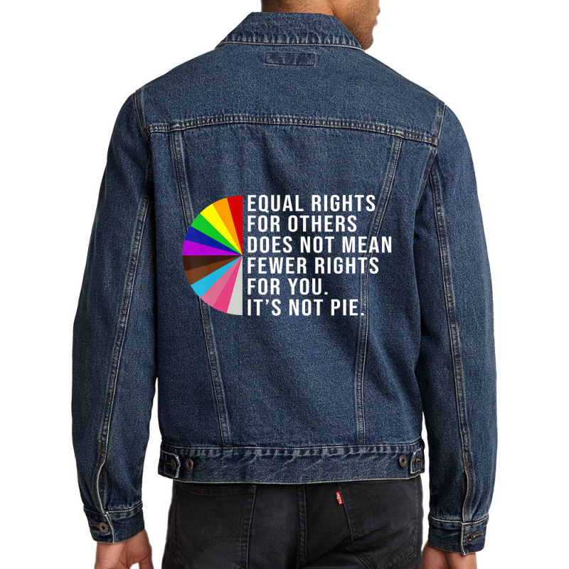 Equal Rights For Others Does Not Mean Fewer Rights Men Denim Jacket by lavinia | Artistshot