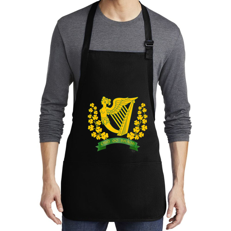 Erin Go Bragh Shirt Ireland Forever Irish Pride T Medium-length Apron | Artistshot