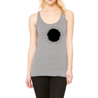 Monochrome Illustrations Of Holes And Cracks Racerback Tank | Artistshot