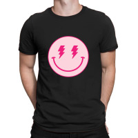 Lightning Bolt Happy Face Motivation T-shirt | Artistshot