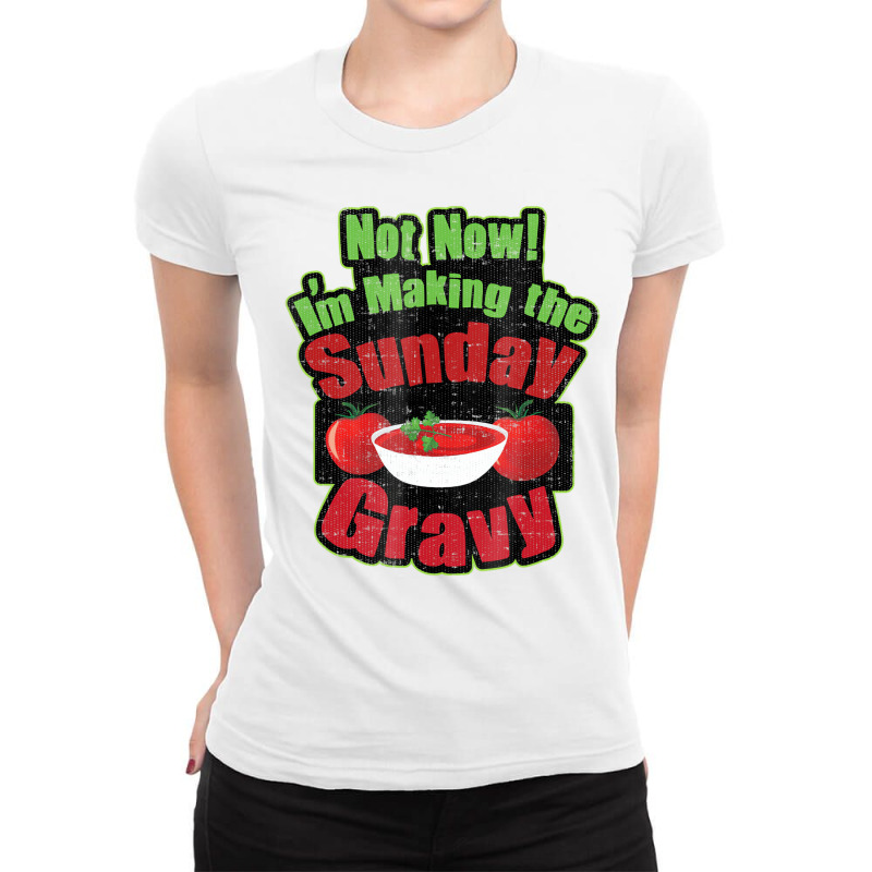 Italians Who Cook Gift Tomato Sauce T Shirt Ladies Fitted T-Shirt by holden | Artistshot