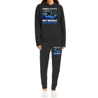 Sorry I Cant My Whale Needs Me With A Whale Hoodie & Jogger Set | Artistshot