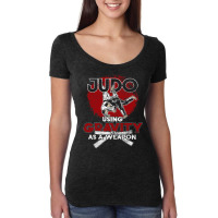 Sparring Athlete Judoka Japanese Martial Artist Gi Women's Triblend Scoop T-shirt | Artistshot