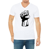 Power To The People Fist   Protest T Shirt V-neck Tee | Artistshot