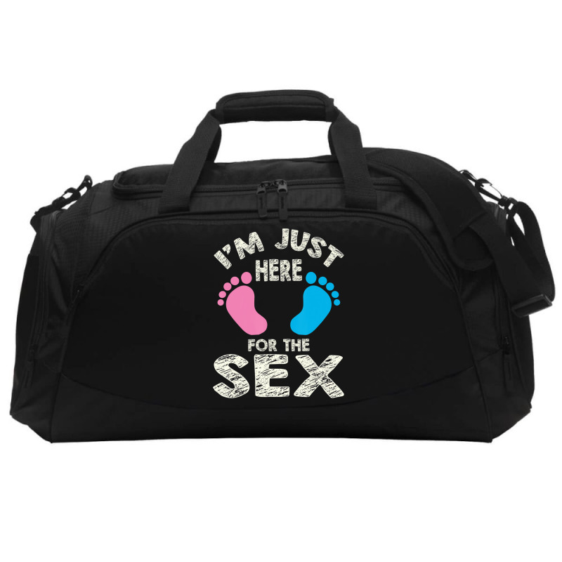 I'm Here For The Sex T Shirt   Boy Or Girl Family Active Duffel | Artistshot