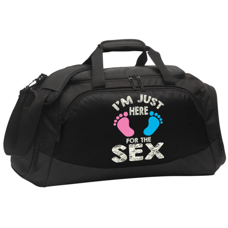 I'm Here For The Sex T Shirt   Boy Or Girl Family Active Duffel | Artistshot