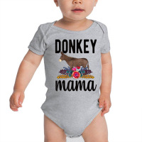 Proud Donkey Mama Donkey Farmer Donkey Owner T Shi Baby Bodysuit | Artistshot