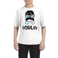 Messy Bun Cna Life Nurse Gift 2021 Ideas Funny T S Youth Tee | Artistshot