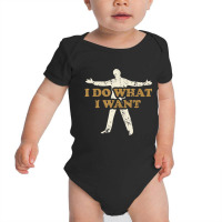 Vintage Retro Funny I Do What I Want Retirement, W Baby Bodysuit | Artistshot