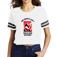 One Month Cant Hold Our History Scorecard Crop Tee | Artistshot