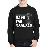 Vintage Save The Stick Manual Transmission Car T S Youth Sweatshirt | Artistshot