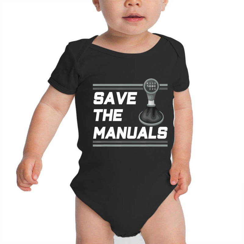 Vintage Save The Stick Manual Transmission Car T S Baby Bodysuit by terrilyn | Artistshot