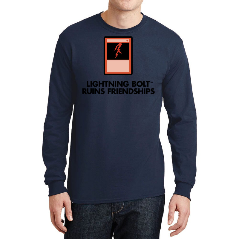 Lightning Bolt Ruins Friendships 19 Long Sleeve Shirts by kubalgopinc | Artistshot