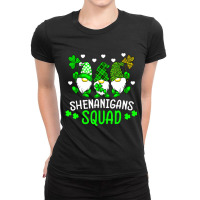 Funny Time For Shenanigans Squad St Patrick's Day Ladies Fitted T-shirt | Artistshot