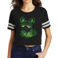 St Patricks Day Boston Terrier Shamrock Pet Dog Lo Scorecard Crop Tee | Artistshot