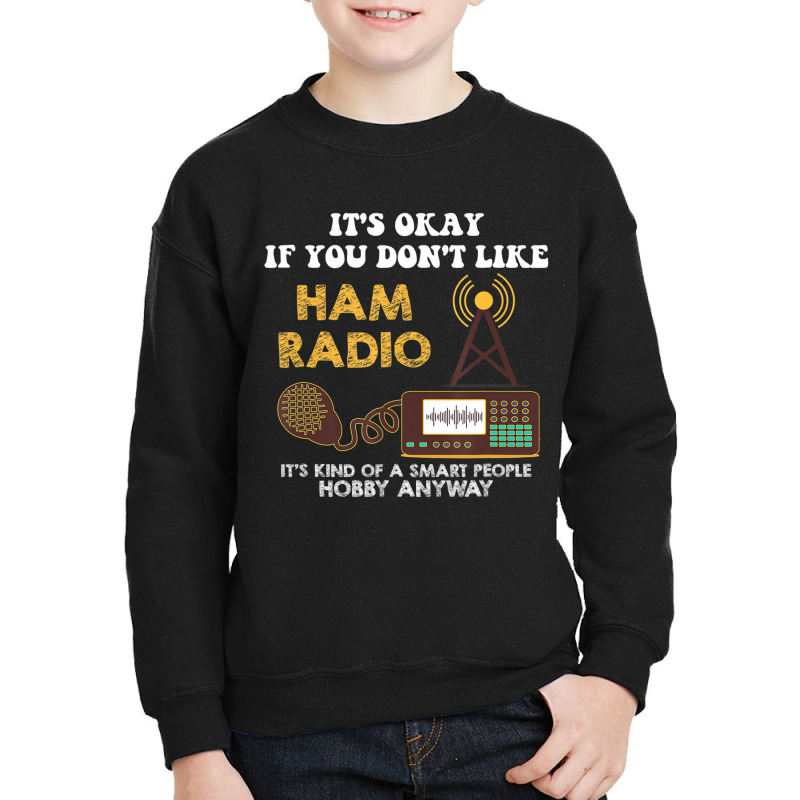 Ham Radio Operator Administrator Nerd Amateur Radi Youth Sweatshirt by validokel | Artistshot