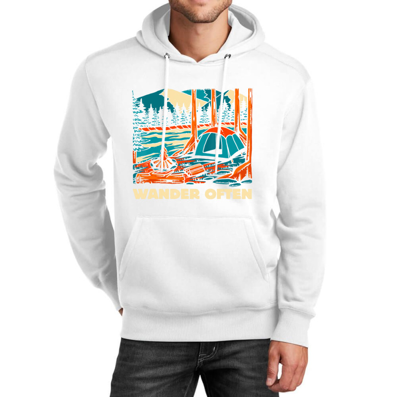 Wander Often Camping Traveling Hiking Wildlife T S Unisex Hoodie | Artistshot