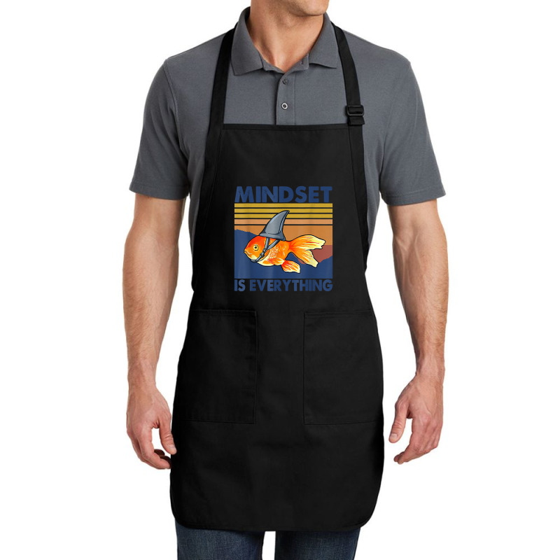 Everything Is Mindset Shark Fin Goldfish Vintage T Full-length Apron | Artistshot