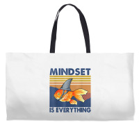 Everything Is Mindset Shark Fin Goldfish Vintage T Weekender Totes | Artistshot