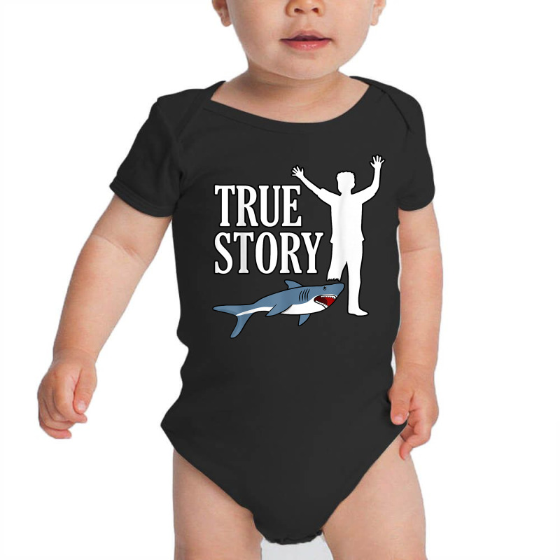 True Shark Story Fun Leg Amputee Prosthetic Surger Baby Bodysuit by yucalsye | Artistshot