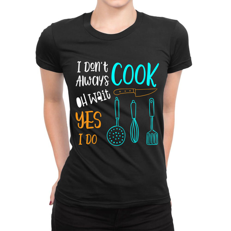 Funny Cooking Saying Sous Chef Perfect Gift Kitche Ladies Fitted T-Shirt by voutsro | Artistshot