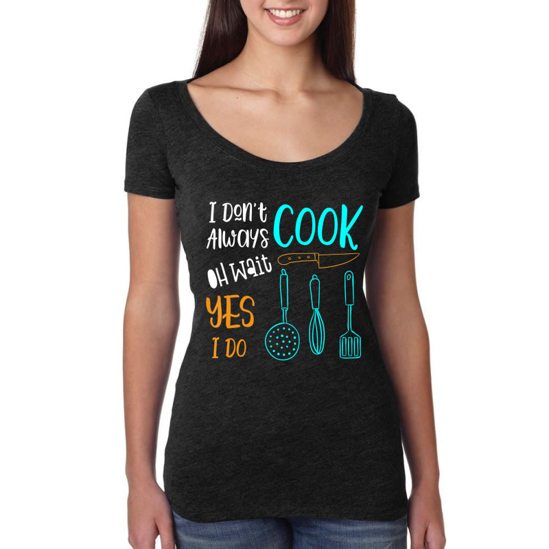 Funny Cooking Saying Sous Chef Perfect Gift Kitche Women's Triblend Scoop T-shirt by voutsro | Artistshot