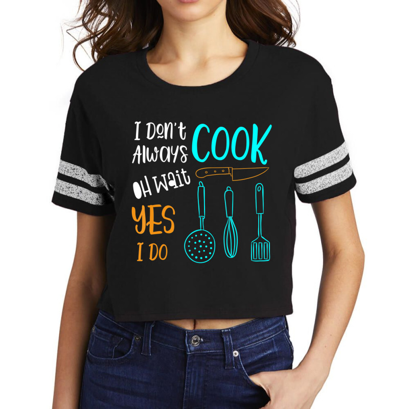 Funny Cooking Saying Sous Chef Perfect Gift Kitche Scorecard Crop Tee by voutsro | Artistshot