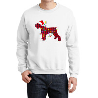 Miniature Schnauzer Dog Lights Christmas Matching Crewneck Sweatshirt | Artistshot