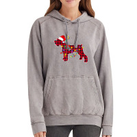 Miniature Schnauzer Dog Lights Christmas Matching Vintage Hoodie | Artistshot