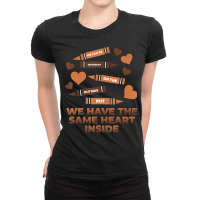 We Have The Same Heart Inside History Kids Black G Ladies Fitted T-shirt | Artistshot