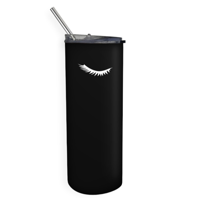 Eyelash Extension Lashes Cosmetologist T Shirt Skinny Tumbler by imelde | Artistshot