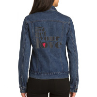 Come And Get Your Love Quote T Shirt Ladies Denim Jacket | Artistshot