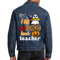 Fab Boo Lous Teacher Funny Halloween Costume Women Men Denim Jacket | Artistshot