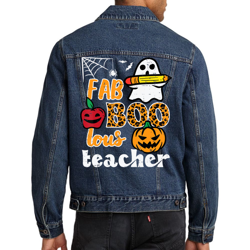 Fab Boo Lous Teacher Funny Halloween Costume Women Men Denim Jacket by lavinia | Artistshot