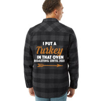 Funny Mens Thanksgiving Pregnancy Announcement For Flannel Shirt | Artistshot