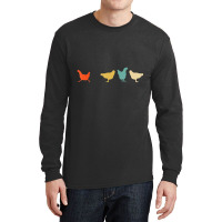 Vintage Chickens Funny Cute Chicken Pet Owner Gift Long Sleeve Shirts | Artistshot