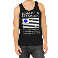 Proud Paramedic Mom Mother Usa American Flag Medic Tank Top | Artistshot