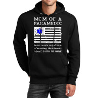 Proud Paramedic Mom Mother Usa American Flag Medic Unisex Hoodie | Artistshot