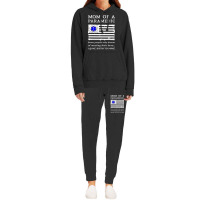 Proud Paramedic Mom Mother Usa American Flag Medic Hoodie & Jogger Set | Artistshot